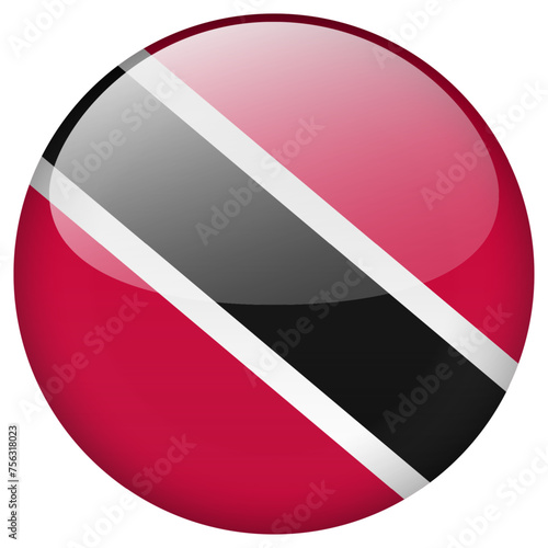 Free Download Trinidad and Tobago flag button. - GFXLoad