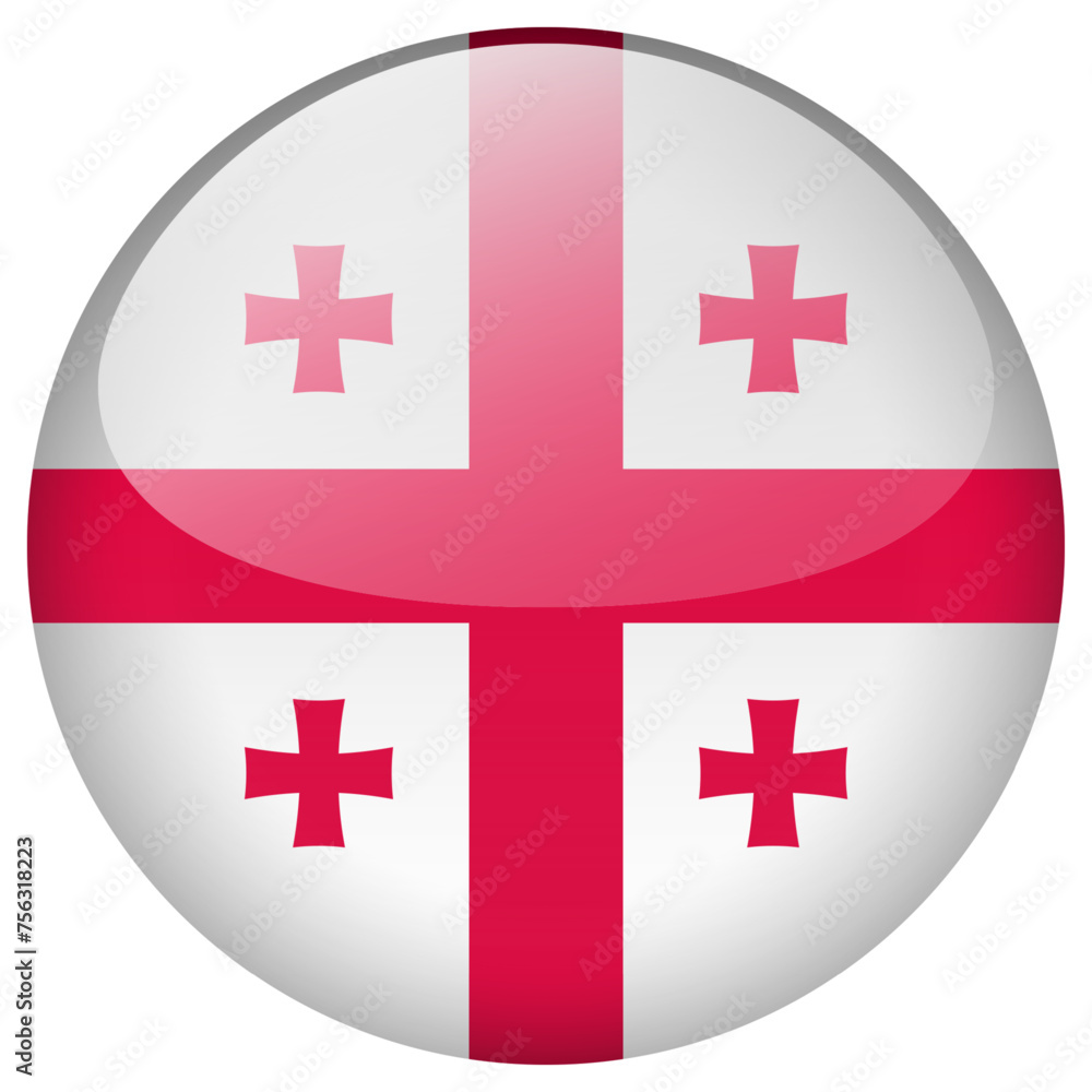 Georgia flag button.