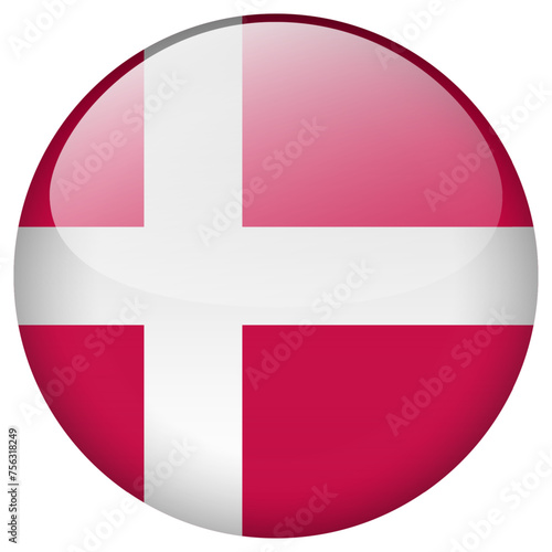 Denmark flag button.