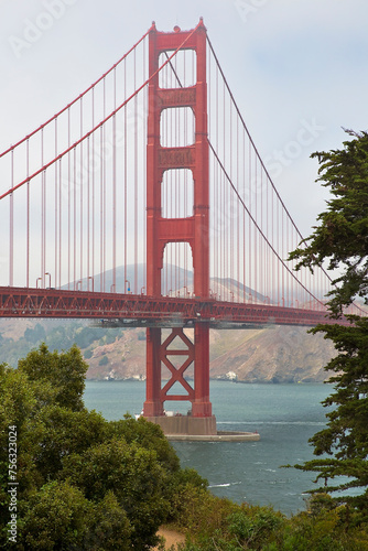 Golden Gate Bridge, the symbol of San Francisco city - Californi photo
