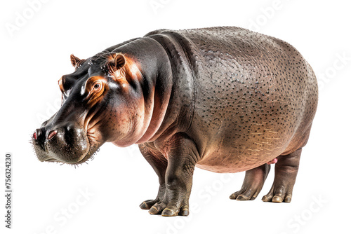 big hippo wild animal