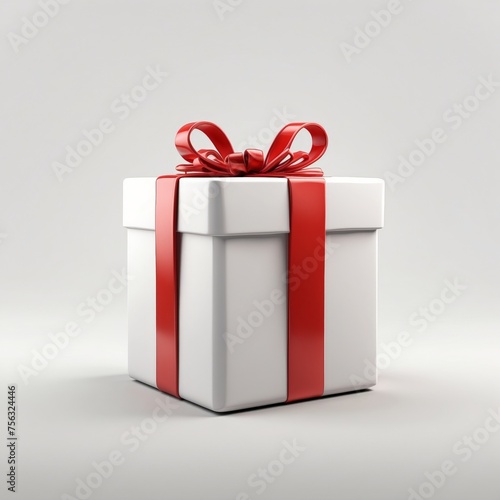 3D Gift Box: Isolated Logo