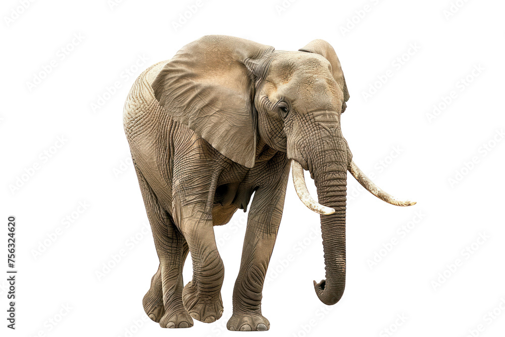 Naklejka premium big african elephant wildlife