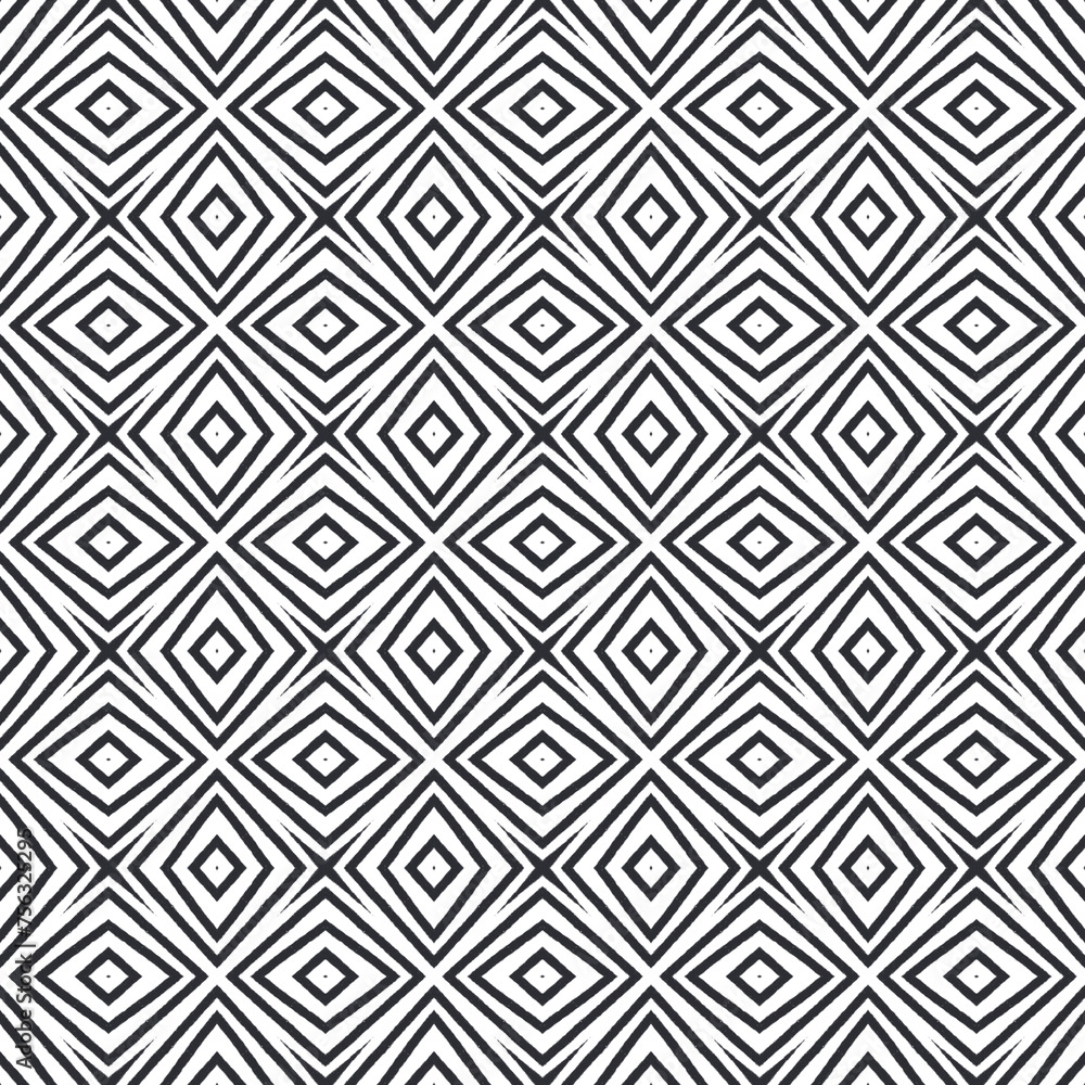 Exotic seamless pattern. Black symmetrical Exotic seamless pattern. Black symmetrical