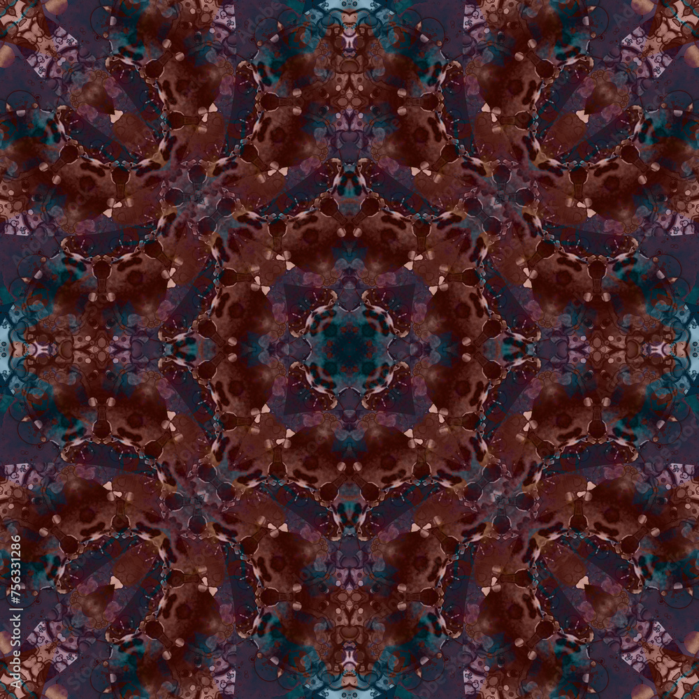 Seamless abstract square pattern. Watercolor and alcohol ink. Author's patterns Seamless abstract square pattern. Watercolor and alcohol ink. Author's patterns