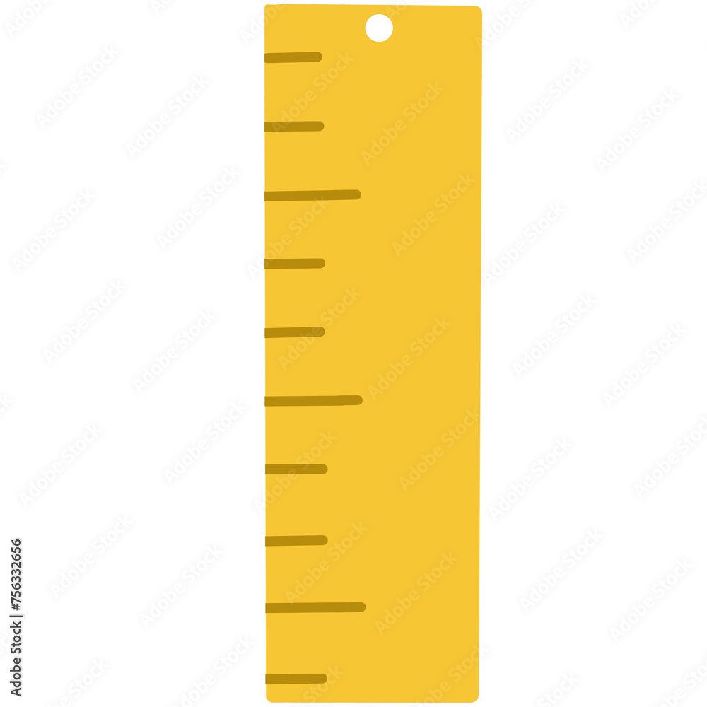 Yellow ruler icon Yellow ruler icon