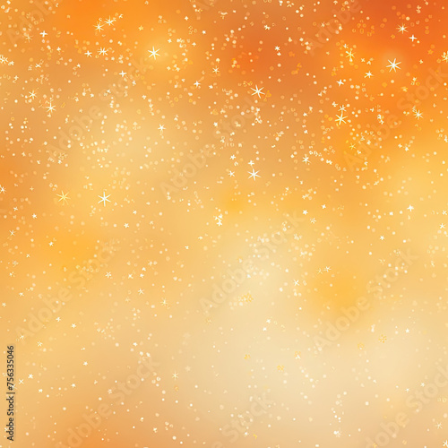 Orange and Yellow Background With Stars