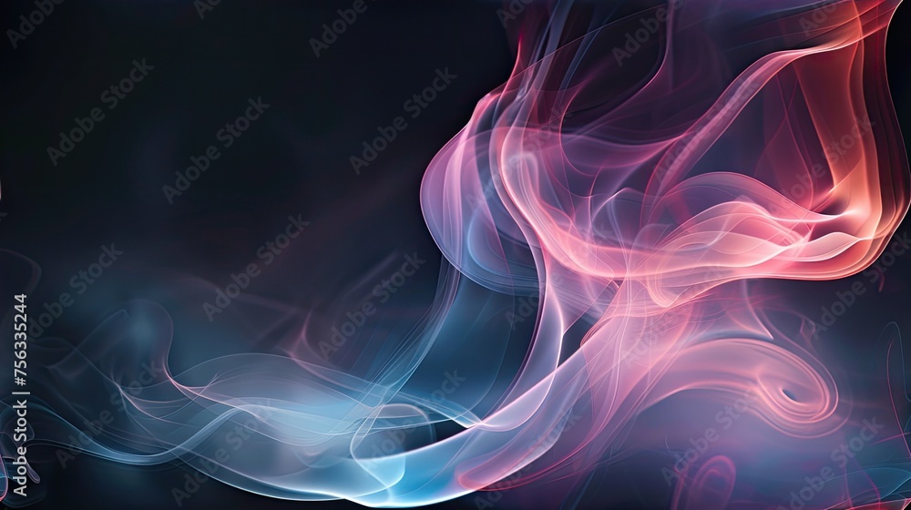 a sleek gradient black background with soft, fuzzy light pink and light blue circular smoke, creating a modern backdrop for a website where the main color scheme revolves around black SEAMLESS PATTERN