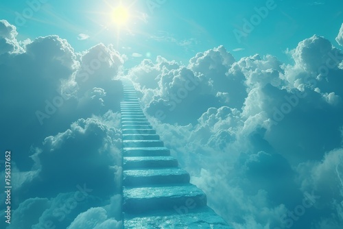 Stairway to heaven in heavenly, Religion background