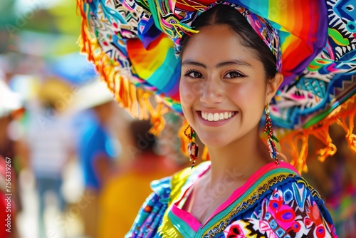 Colorful Fiesta A Vibrant Celebration of Life Generative AI