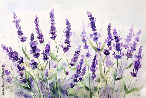 Purple Petals A Monthly Celebration of Lavender Bliss Generative AI