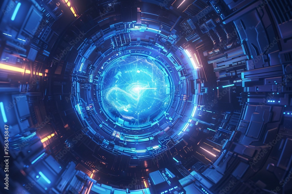 Fototapeta premium Neural Networks The Future of AI Generative AI