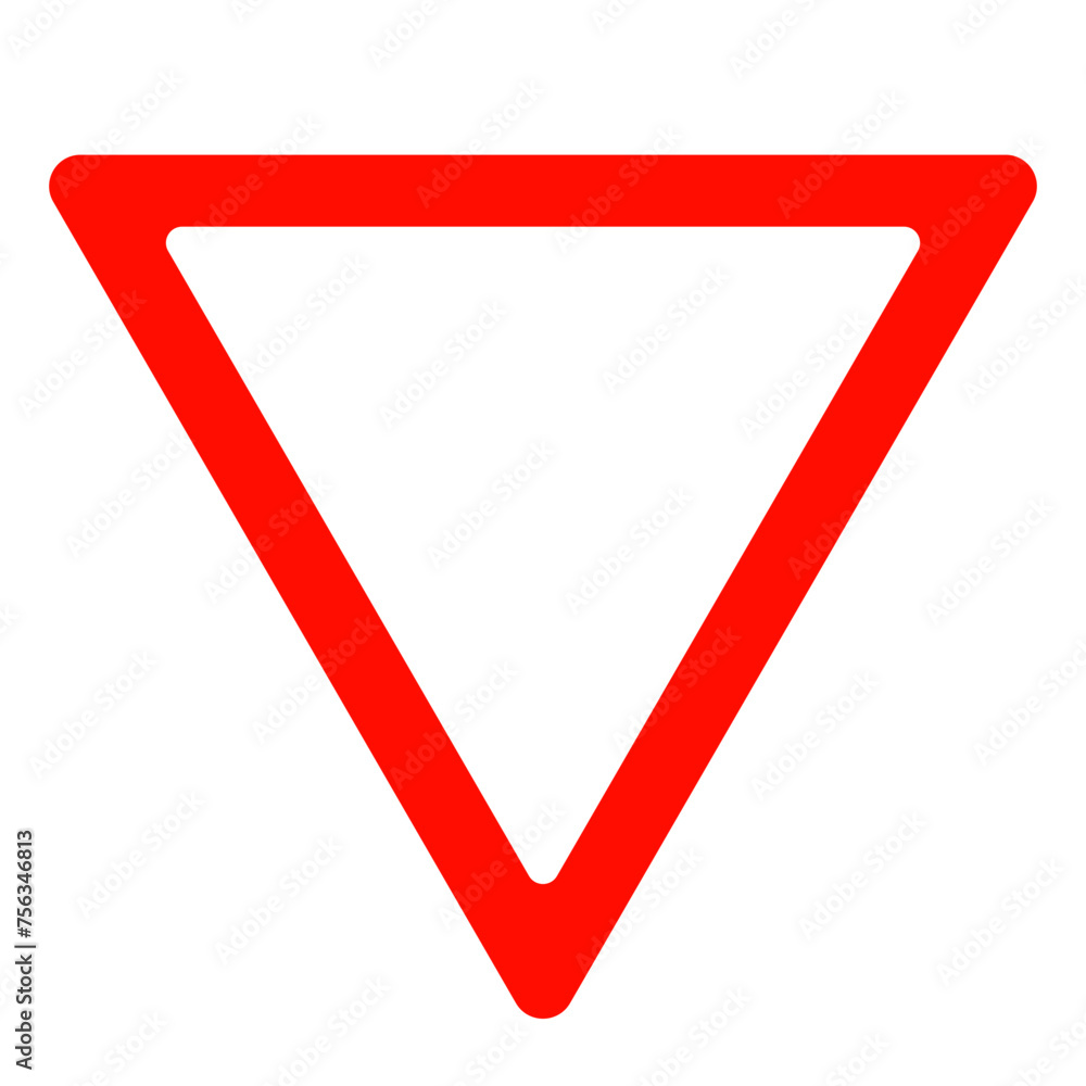 Road sign. Give way. Information sign Road sign. Give way. Information sign