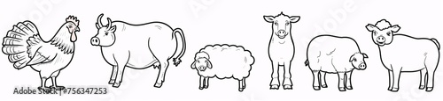 Farm Animal Trend Sheep with Shearable Wool Generative AI © Riya