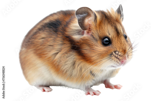 Hamsters have beautiful colored fur.
