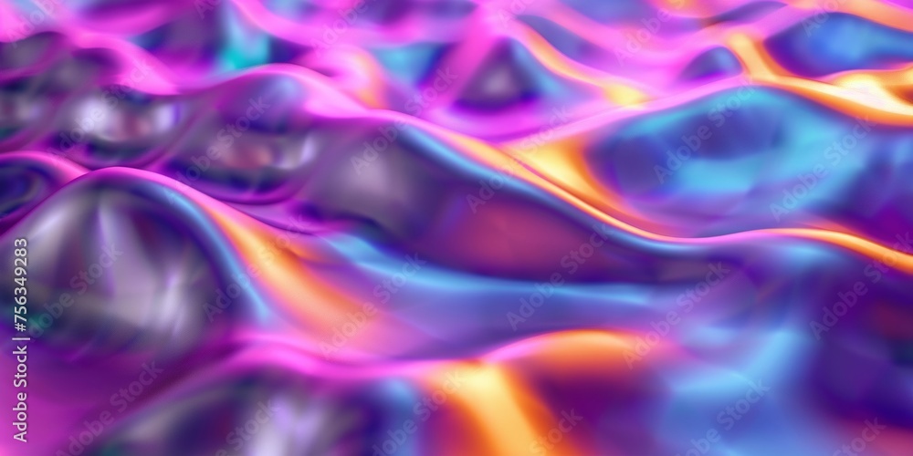 Abstract Neon Waves in Vivid Colors Abstract Neon Waves in Vivid Colors