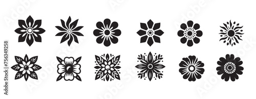 set of flower