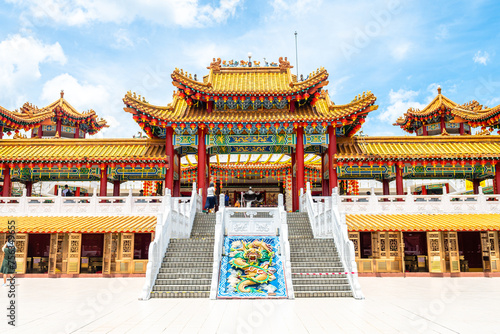 views of chinese thean hou temple in kuala lumpur