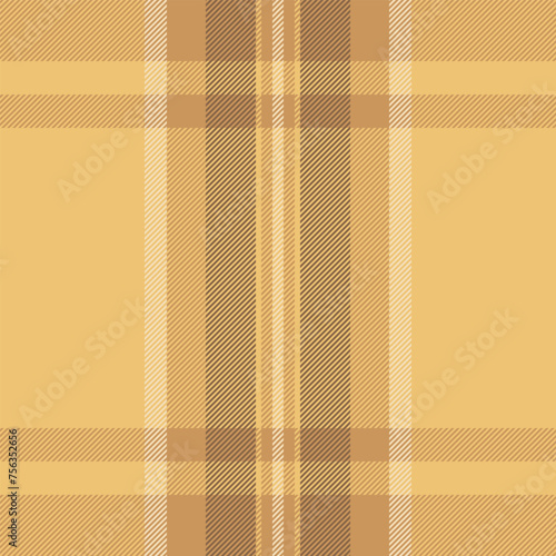 Seamless check texture of plaid textile pattern with a vector background tartan fabric.