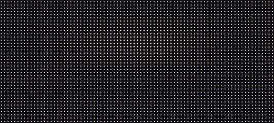 background pattern luminous blue and white led dots lights on black background