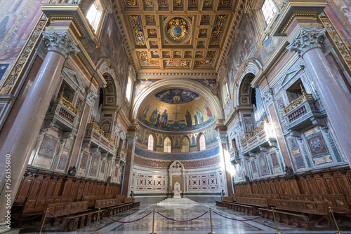 Basilica San Giovanni in Laterano in Rome. Church and monument of Christianity. The Catholic religion