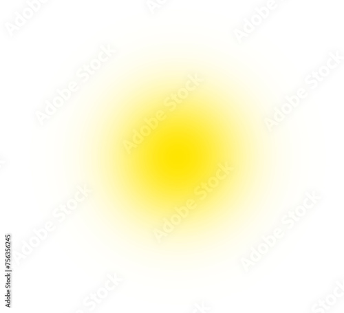 Quadro su tela Blur Gradient Circle transparent PNG ball gradient Shining circle holographic blurred circles rainbow color dots