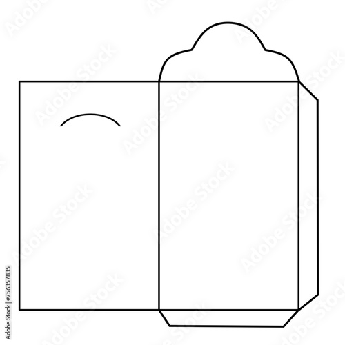 Printable Eid envelope template 