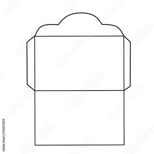 Printable Eid envelope template 