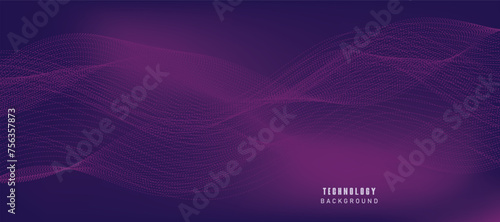 Abstract digital technology futuristic blue pink background.