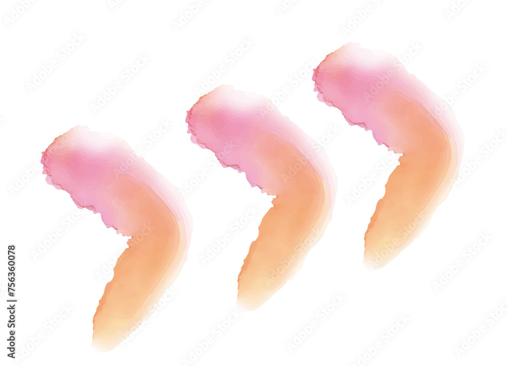 brush stroke water color arrows brush stroke water color arrows