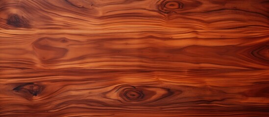 Polished wood surface on lacquered wood background.