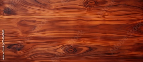 Polished wood surface on lacquered wood background. photo
