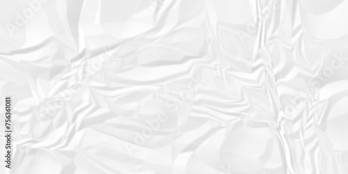 White wrinkly backdrop paper background. panorama grunge wrinkly paper texture background, crumpled pattern texture. White paper crumpled texture. white fabric crushed textured crumpled.