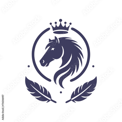 Horse logo concept vector ready to use. Horse logo template