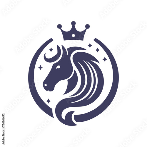 Horse logo concept vector ready to use. Horse logo template