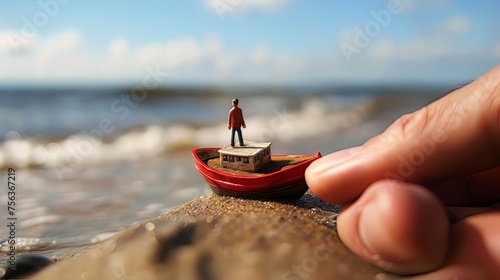 Forced Perspective: Take advantage of forced perspective to create optical illusions and playful compositions.