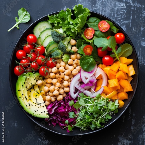 vegetables in a bowl  healthy eating