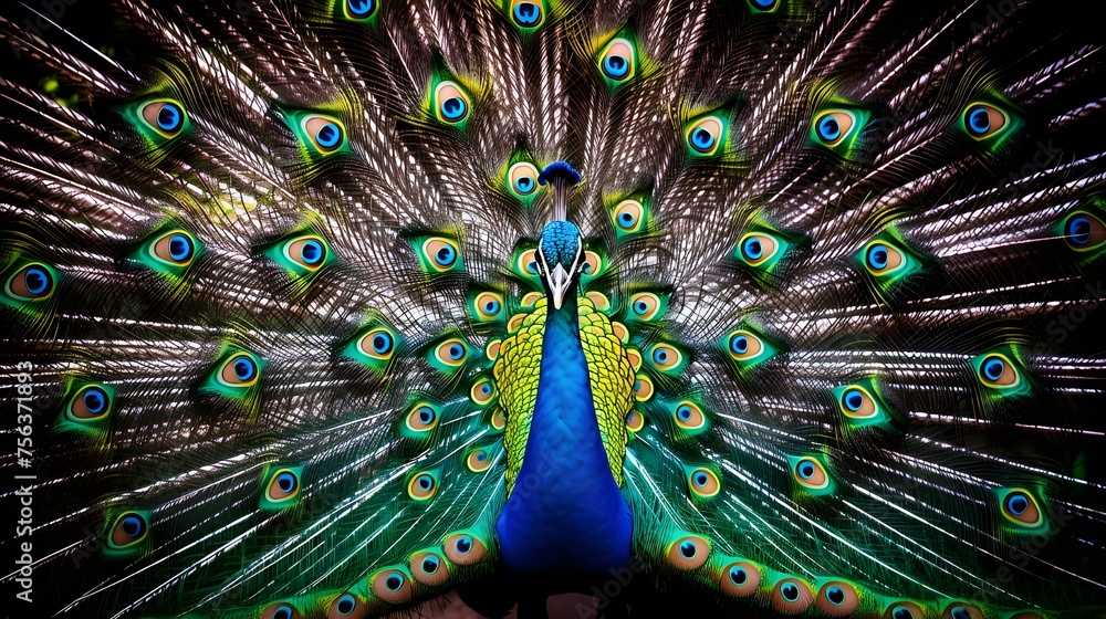 Fototapeta premium close up of peacock