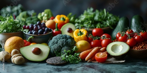 fresh vegetables on the table