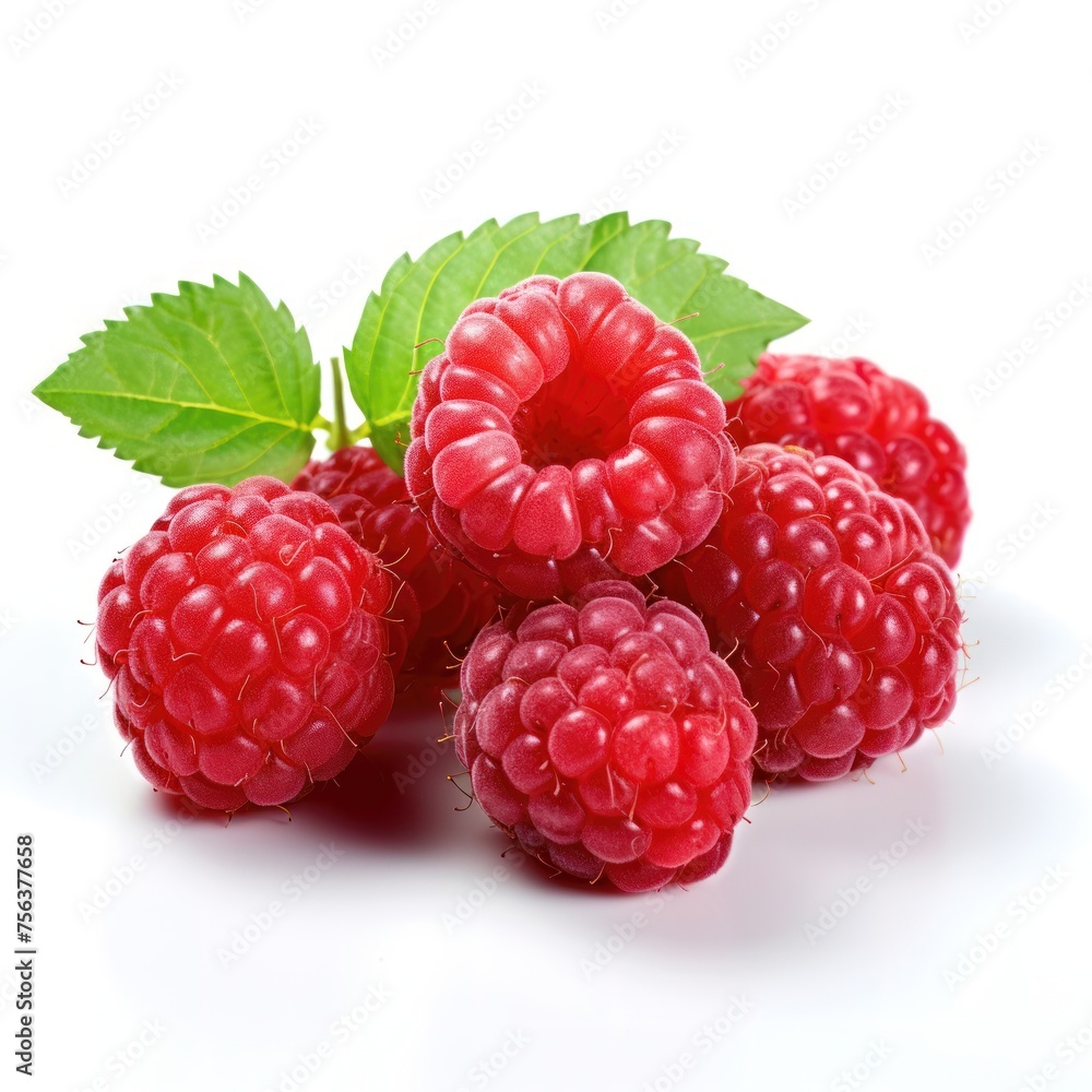 Raspberry cutout minimal isolated on white background. Fresh raspberry, closeup. Summertime concept for package, grocery product advertising. Realistic, icon, detailed. Raspberry cutout minimal isolated on white background. Fresh raspberry, closeup. Summertime concept for package, grocery product advertising. Realistic, icon, detailed.