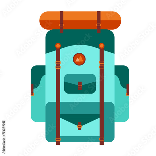 sac de randonnée bleu