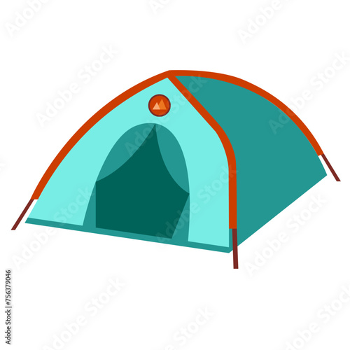tente bleue 