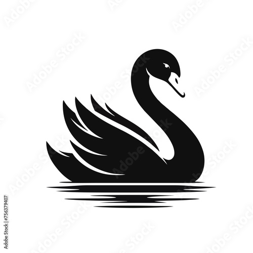 Swan Bird Simple and Clean Logo Icon © Fadil Rambey