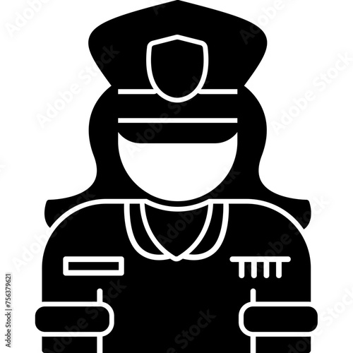 Policewoman Icon