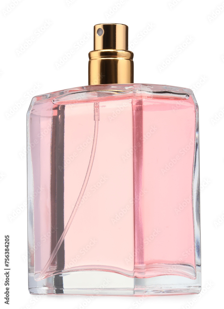 Luxury perfume in bottle isolated on white Luxury perfume in bottle isolated on white