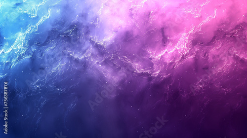 Vibrant blue and pink abstract cosmic background with dynamic energy flow, ideal for space-themed designs or as a colorful backdrop with copy space
