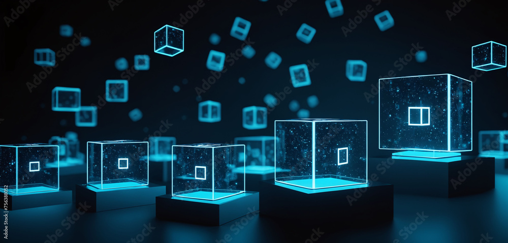 Abstract digital background. Technology virtual reality blockchain. Abstract digital background. Technology virtual reality blockchain.