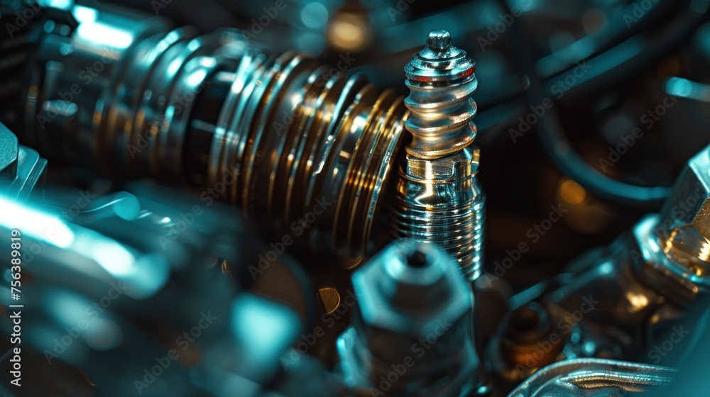 After a thorough check on the car's engine, the repair required a replacement spark plug coil made of metal to ensure proper maintenance of the vehicle's vital parts. After a thorough check on the car's engine, the repair required a replacement spark plug coil made of metal to ensure proper maintenance of the vehicle's vital parts.