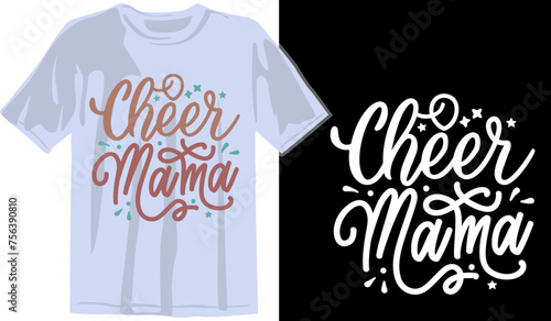Mom Mama Mother’s Day SVG PNG Typography illustration Crafts and T-shirt Design