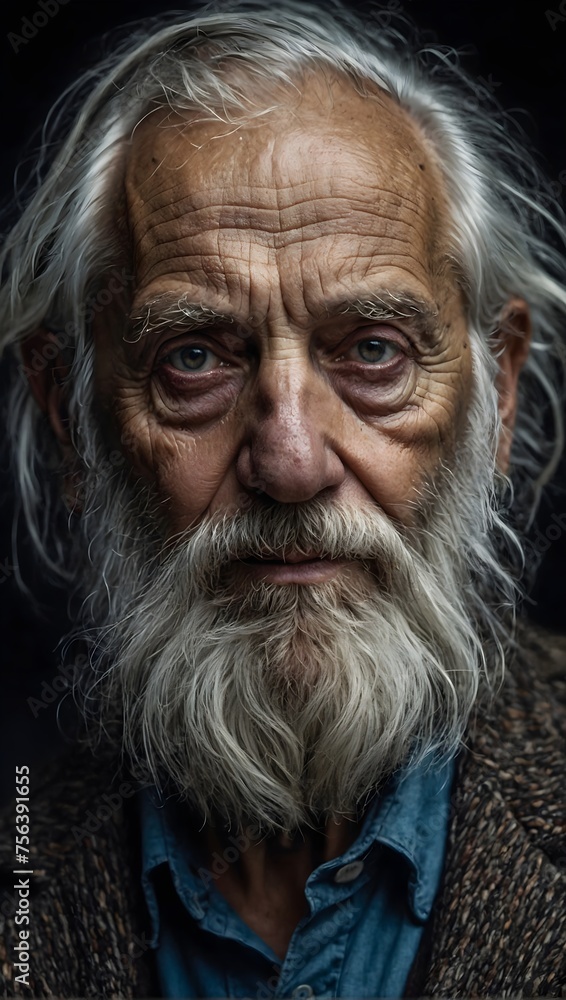 portrait of senior man